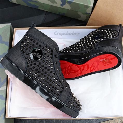 louis button shoes|christian louboutin sneakers.